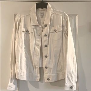 Gap White jean jacket